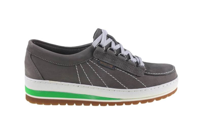 Super Lady - Nubuk Sneaker Damen Grau 40.5 von Mephisto