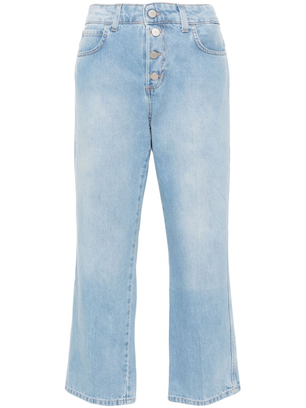 Merci Bella straight-leg cropped jeans - Blue von Merci