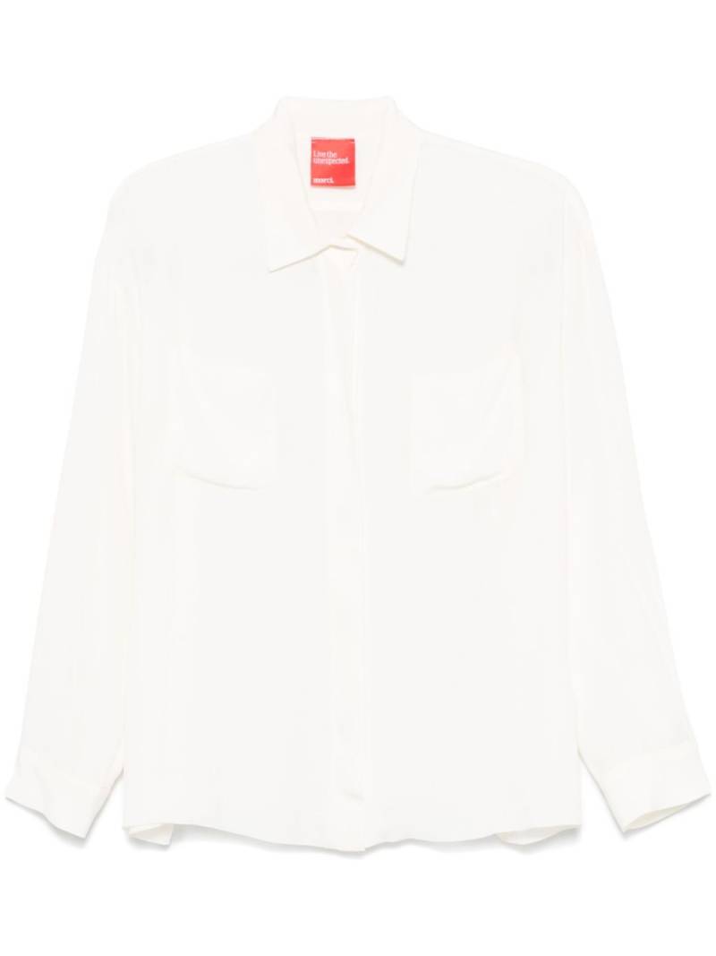 Merci crepe shirt - White von Merci