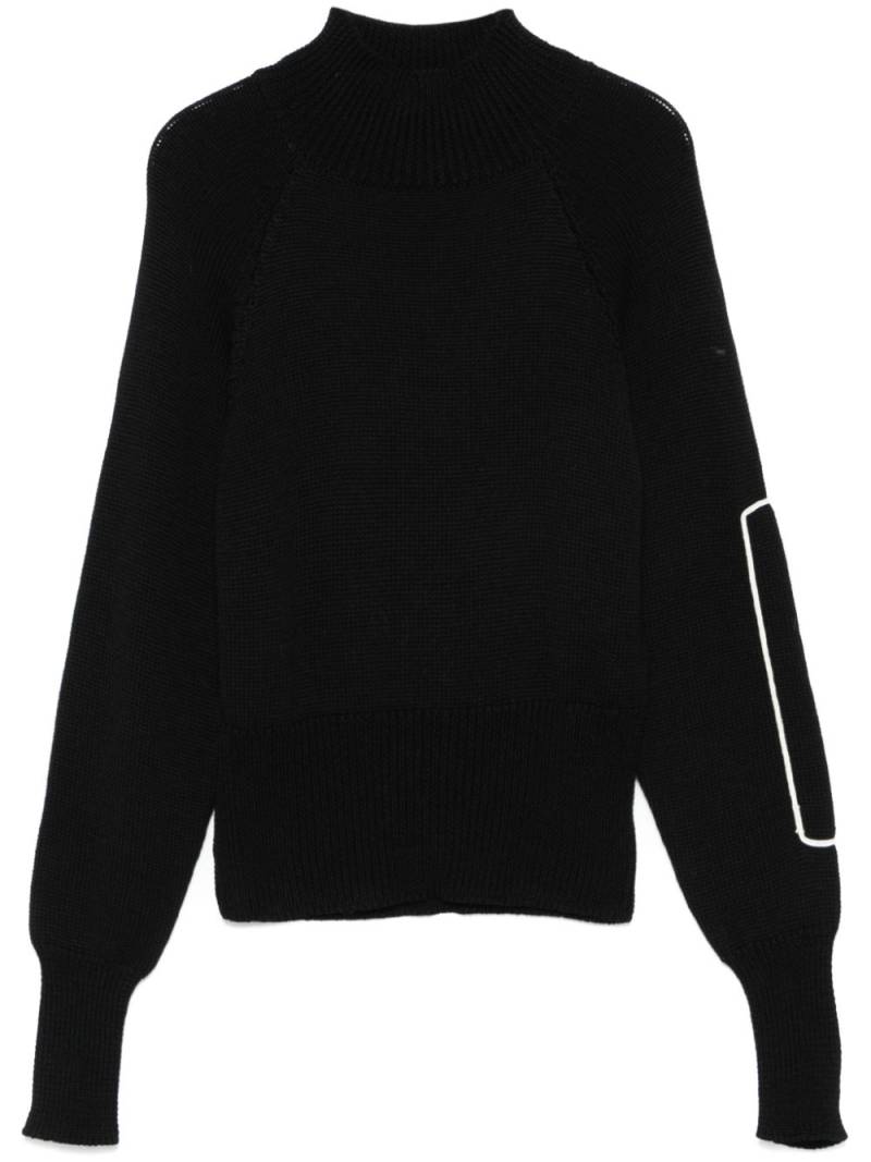 Merci embroidered-detail sweater - Black von Merci