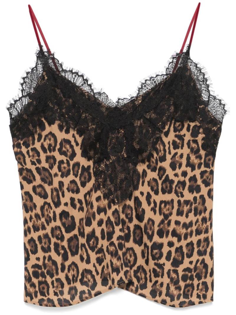 Merci leopard-print top - Brown von Merci