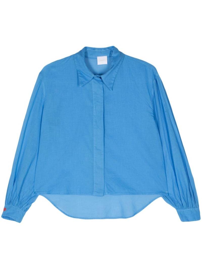 Merci long-sleeve cotton shirt - Blue von Merci