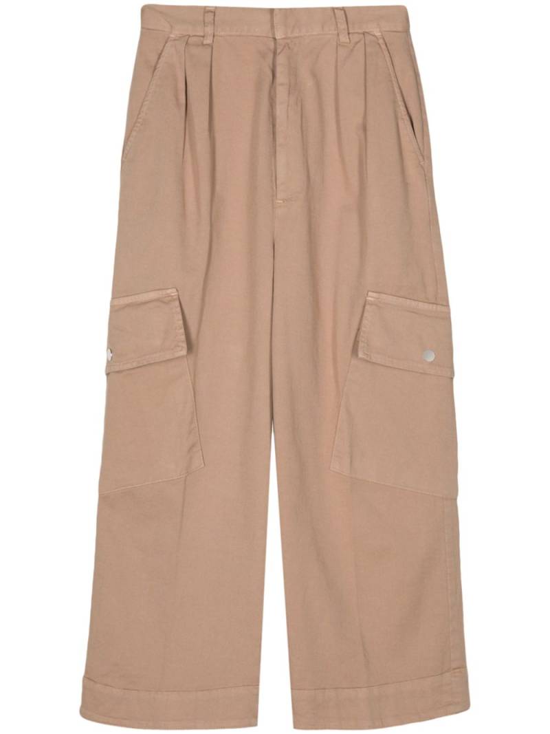 Merci pleat-detail cropped trousers - Neutrals von Merci