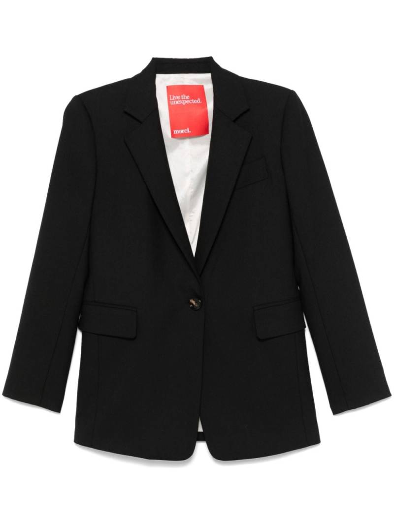 Merci single-breasted blazer - Black von Merci