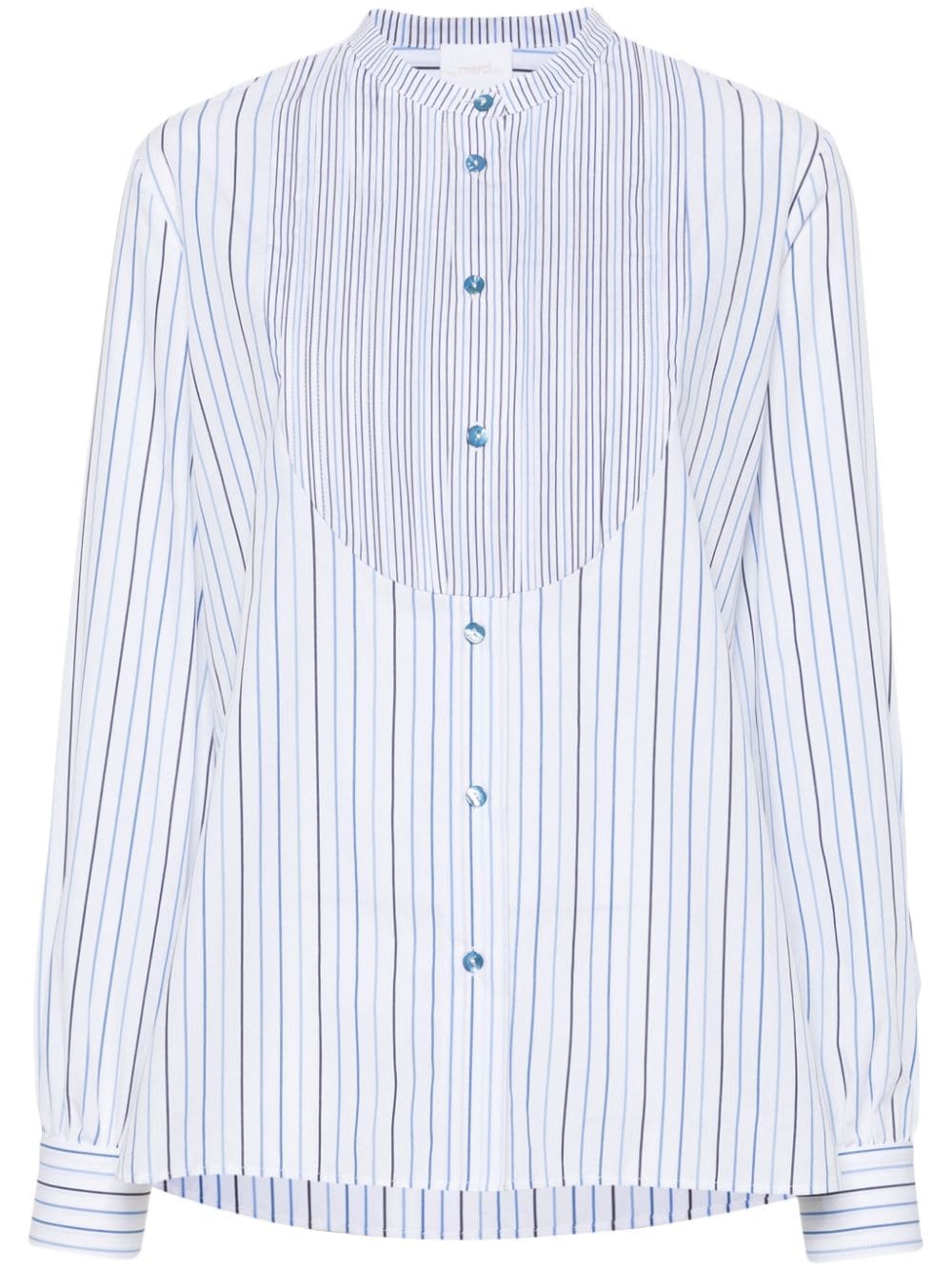 Merci striped cotton shirt - Blue von Merci