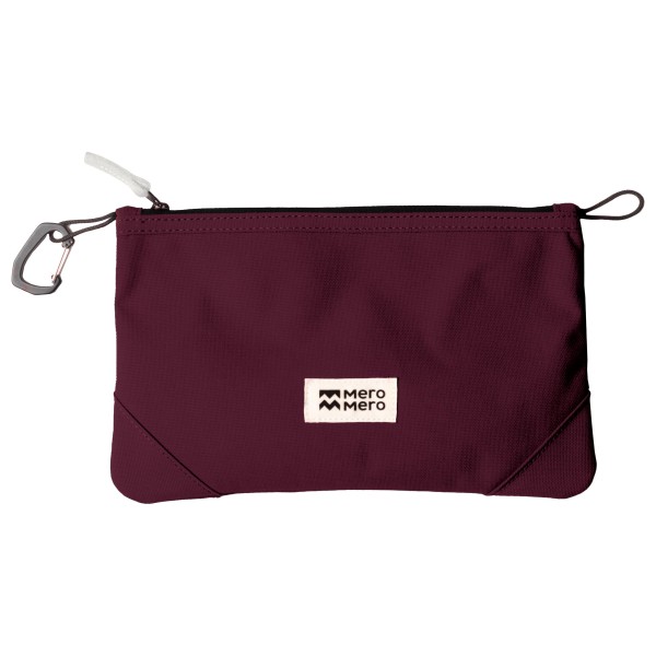 MeroMero - Stuff Pouch V2 - Umhängetasche Gr One Size aubergine / cream leather von MeroMero