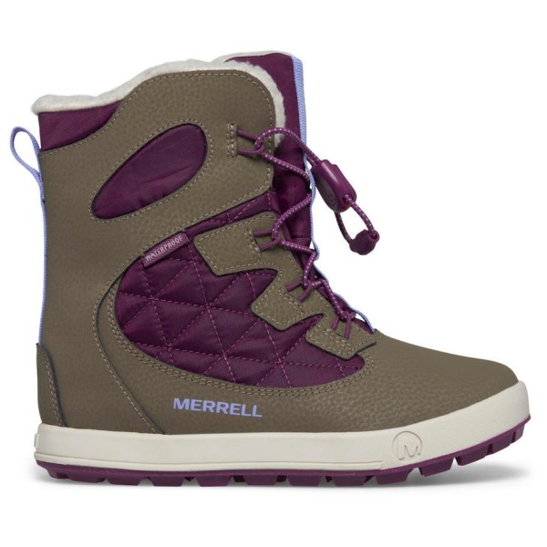 Merrell - Kid's Snow Bank 4.0 Waterproof - Winterschuhe Gr 29 braun/lila von Merrell