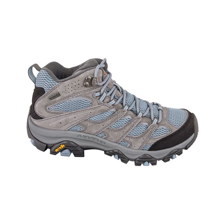 Merrell Moab 3 Mid GTX Schnürschuh für Damen hellgrau, 36 von Merrell