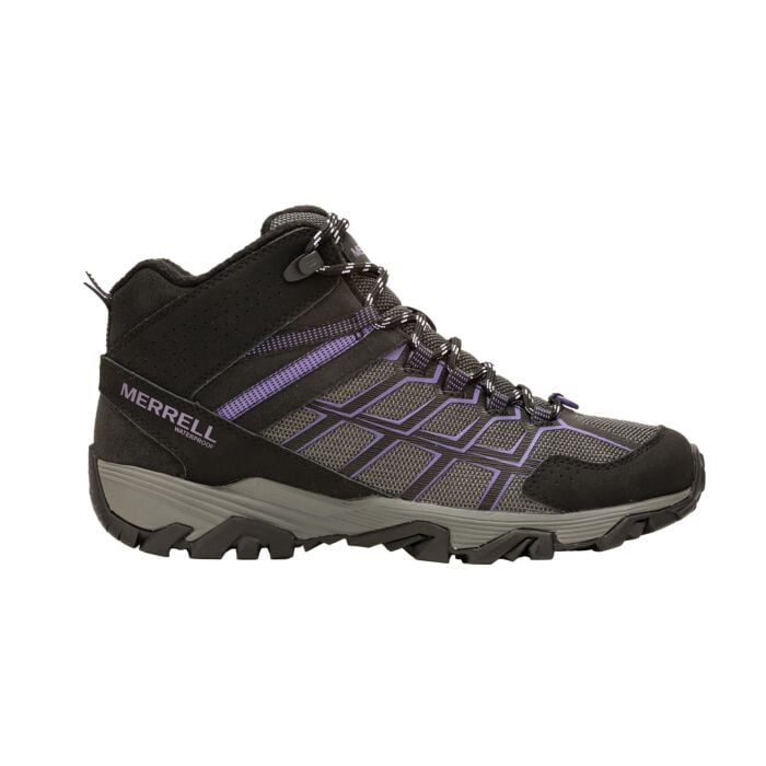 Merrell Moab FST 3 Thermo Mid WP Schnürschuh für Damen schwarz, schwarz-pink, 38 von Merrell