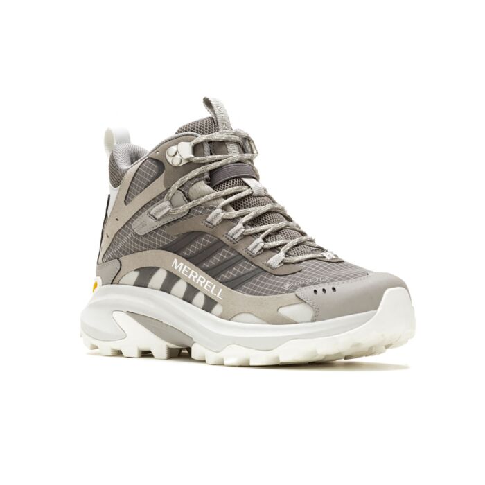 Merrell Moab Speed 2 Mid GTX Schnürschuh für Damen grau Merrell Moab Speed 2 Mid GTX Schnürschuh für Damen grau von Merrell