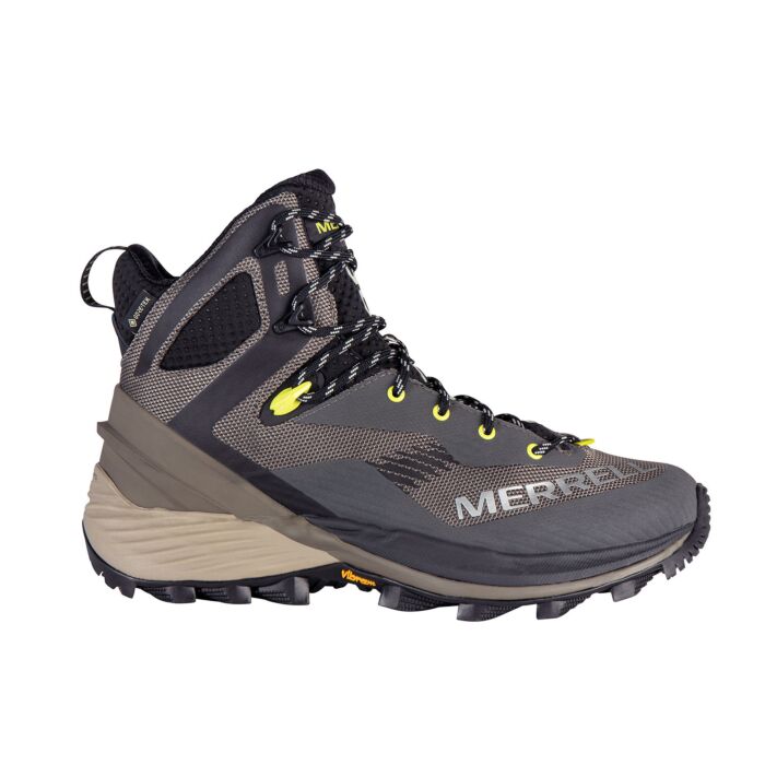 Merrell Rogue Hiker Mid GTX Wanderschuh für Herren, grau-braun, 44 von Merrell