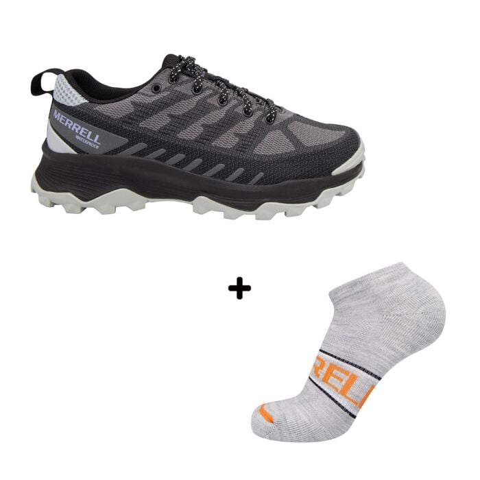 Merrell Speed ECO Outdoor- und Wanderschuh und Socken für Damen, anthrazit, 36 von Merrell