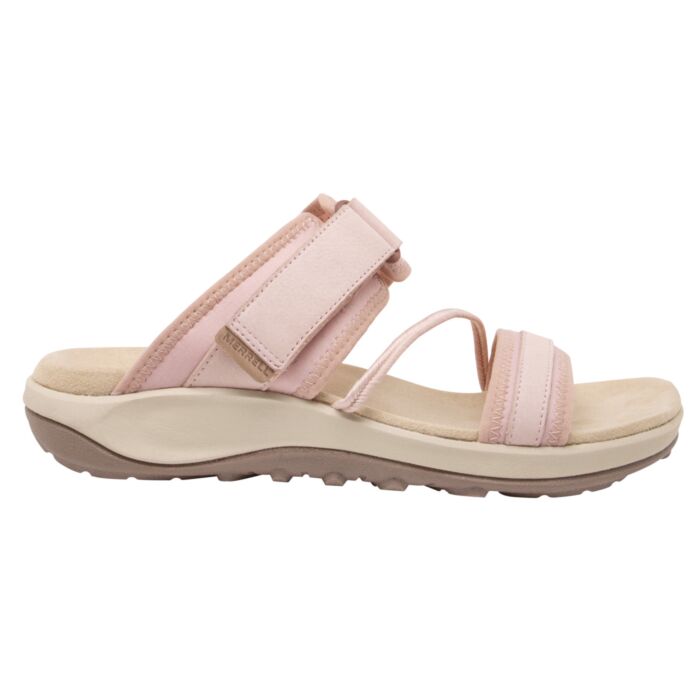 Merrell Terran 4 Slide aus Glattleder mit Textil rosa von Merrell