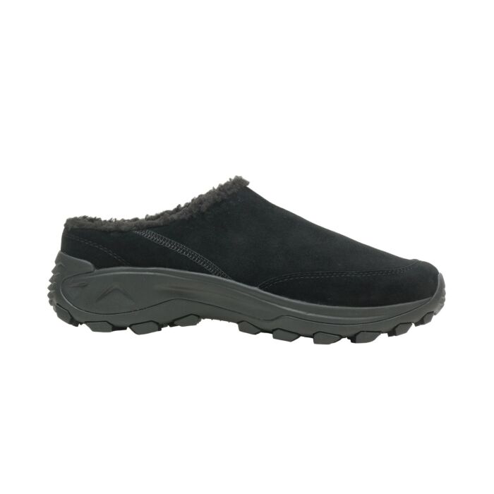 Merrell Winter Slide für Herren aus Nubukleder, schwarz, 41 von Merrell