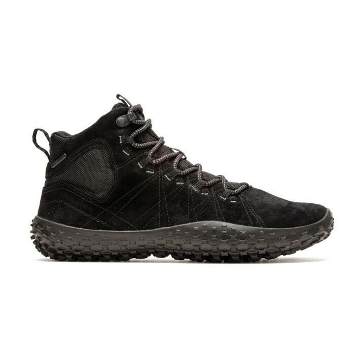 Merrell Wrapt MID WP Barefoot Schnürbootie für Herren, schwarz von Merrell