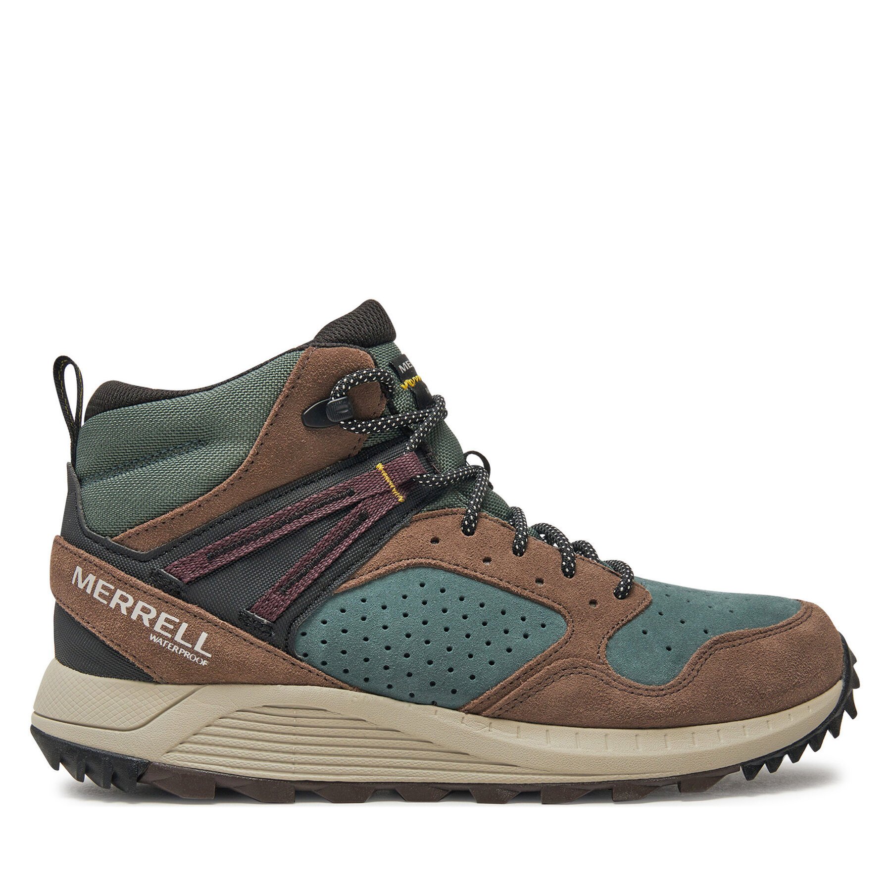 Sneakers Merrell Wildwood Mid Ltr Wp J068031 Grün von Merrell