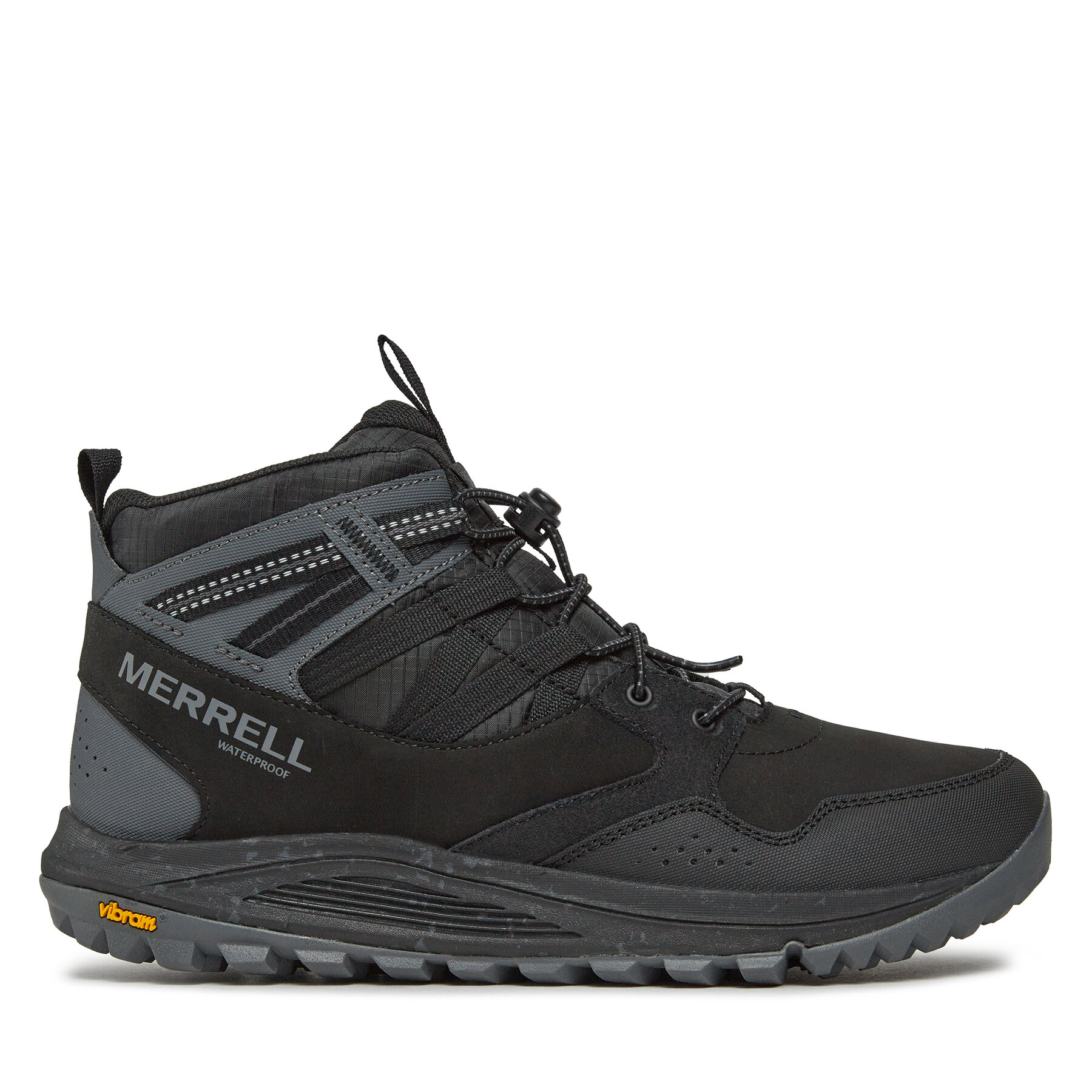 Trekkingschuhe Merrell Nova Sneaker Boot Bungee Mid Wp J067109 Schwarz von Merrell