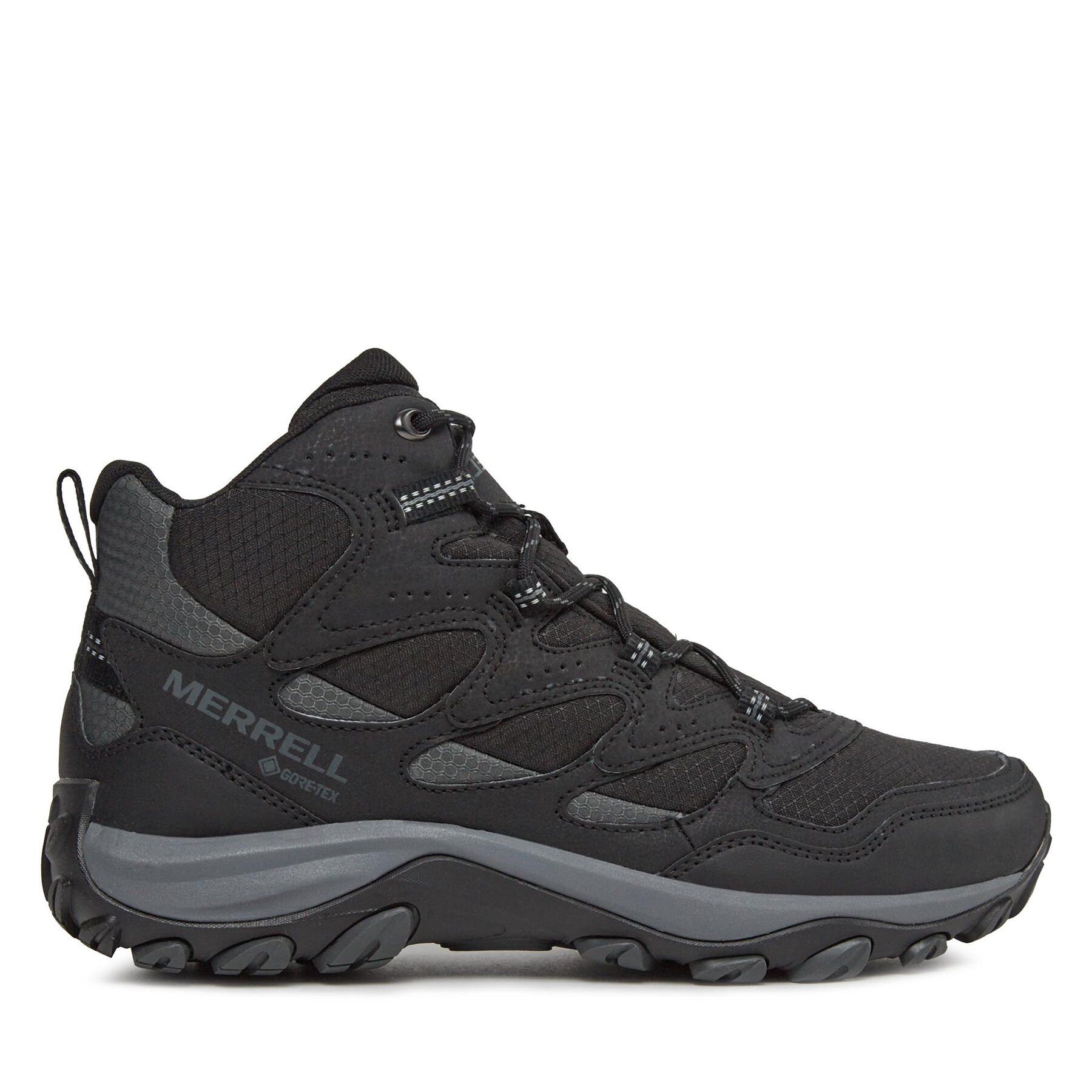 Trekkingschuhe Merrell West Rim Mid Gtx GORE-TEX J036519 Schwarz von Merrell