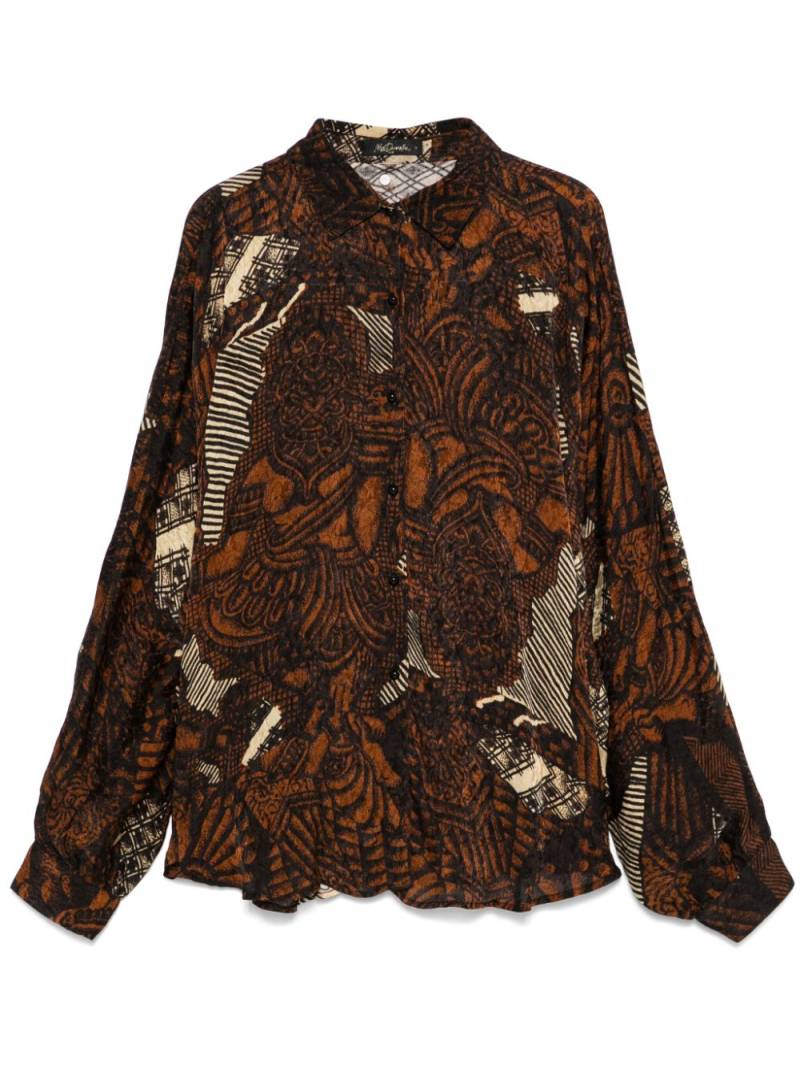 Mes Demoiselles Abyss shirt - Brown von Mes Demoiselles