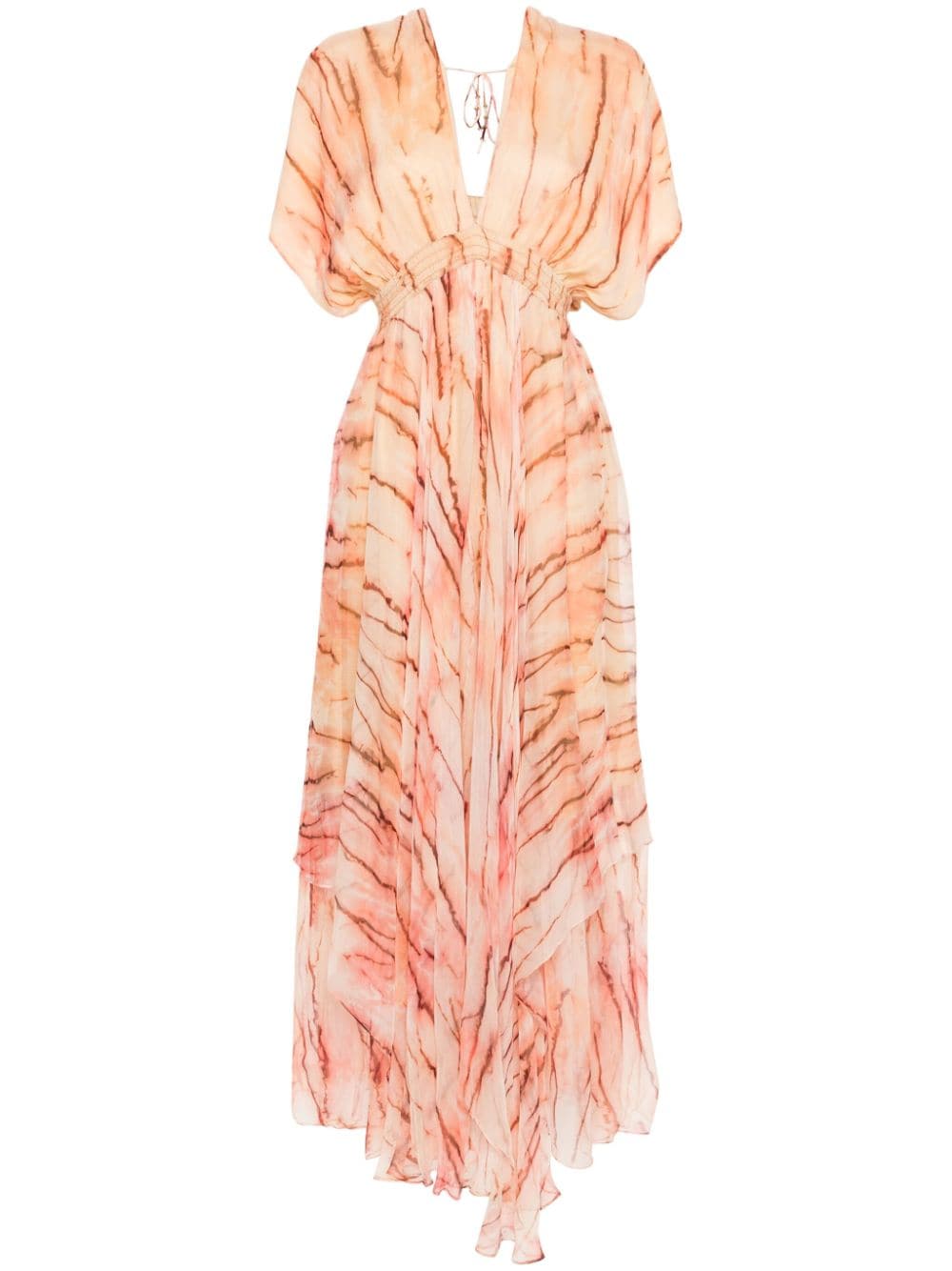 Mes Demoiselles abstract-print dress - Pink von Mes Demoiselles