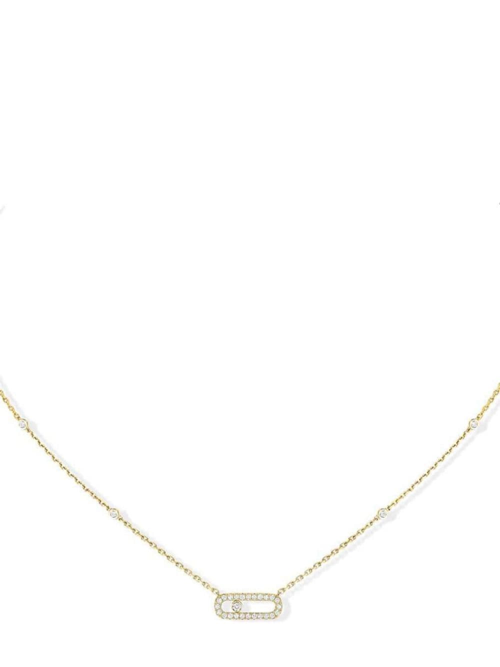Messika 18kt yellow gold Move Uno diamond necklace von Messika