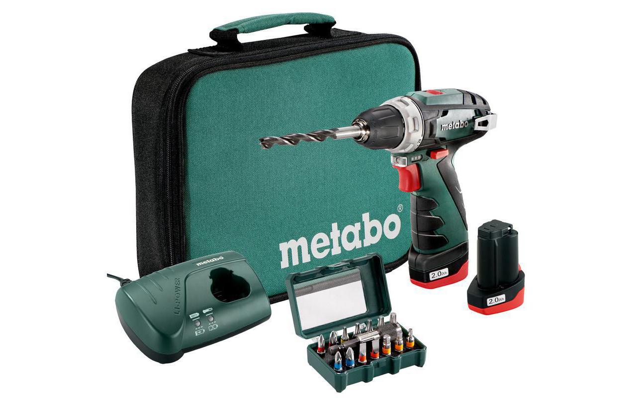 metabo Akku-Bohrschrauber »Akku-Bohrschrb. PowerMaxxBS2x2.0Ah« von Metabo