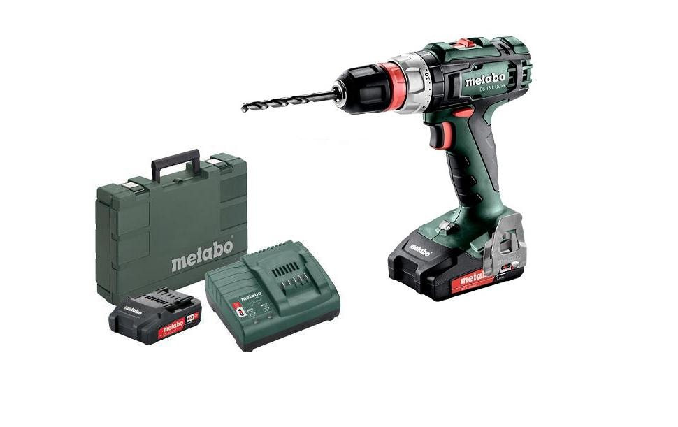 metabo Akku-Bohrschrauber »Metabo Akku-Bohrschrauber BS 18 L Q«, Mit zweitem Akku/Ladegerät/im Koffer von Metabo