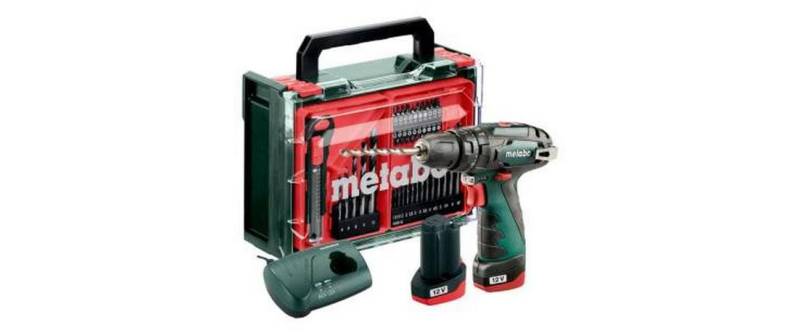 metabo Akku-Bohrschrauber »PowerMaxx SB Basic Set 2 x 2.0 Ah« von Metabo