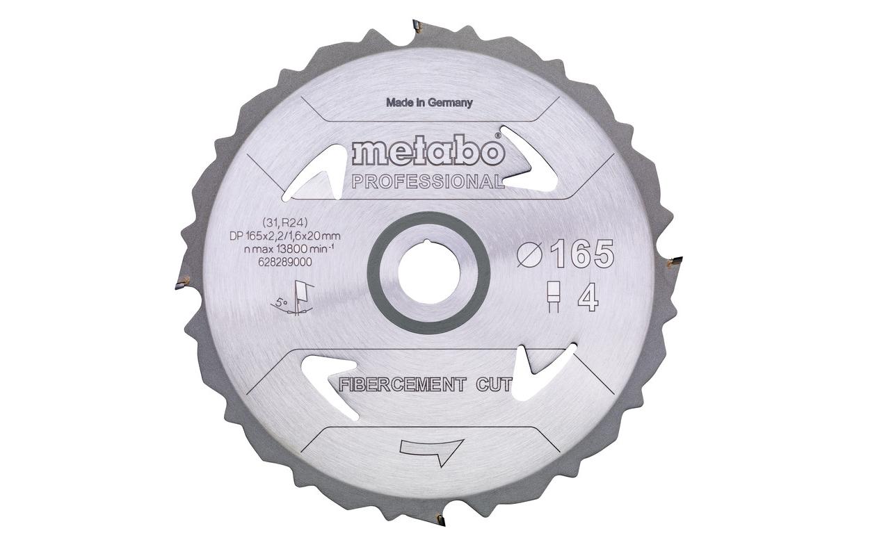 metabo Kreissägeblatt »Fibercement Cut Professional Ø165 x 20 mm, Z4«, (1 St.) von Metabo