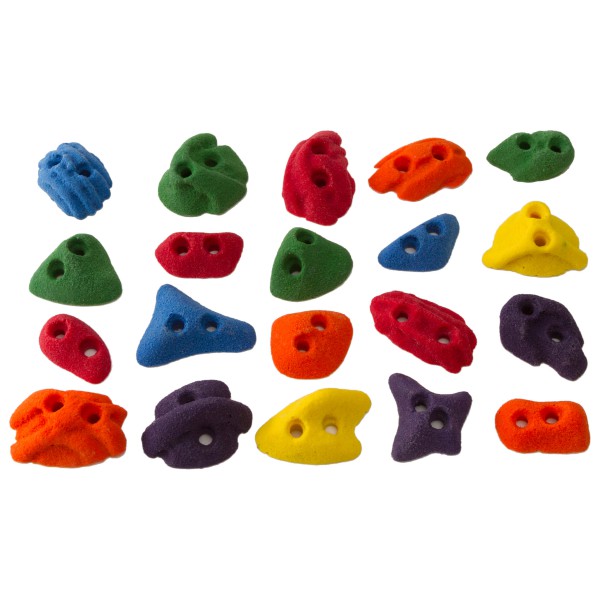 Metolius - Screw-On Footholds - Klettergriffe Gr 20 Holds rot Metolius - Screw-On Footholds - Klettergriffe Gr 20 Holds rot von Metolius