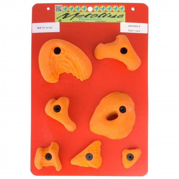 Metolius - Super 7 Set Naturals - Klettergriffe Gr 7 Holds orange Metolius - Super 7 Set Naturals - Klettergriffe Gr 7 Holds orange von Metolius