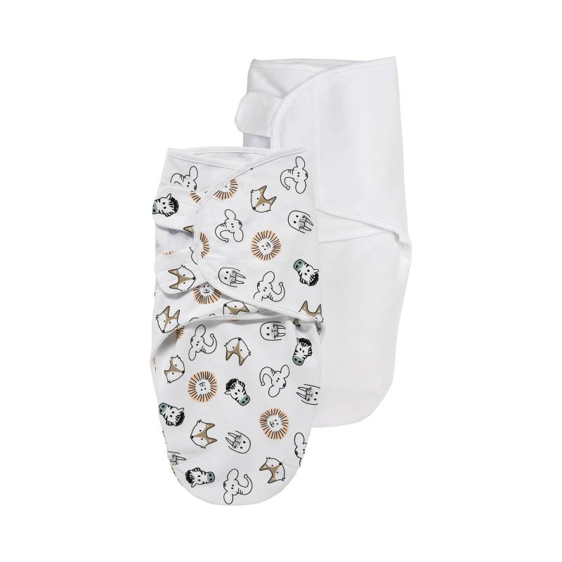 2er-Pack Pucktuch SwaddleMeyco 1.0 TOG Größe S/M von Meyco Baby