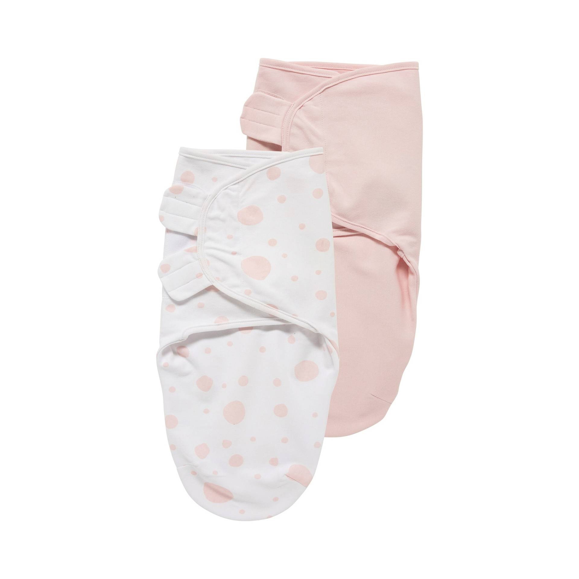 2er-Pack Pucktuch SwaddleMeyco 1.0 TOG Größe S/M von Meyco Baby