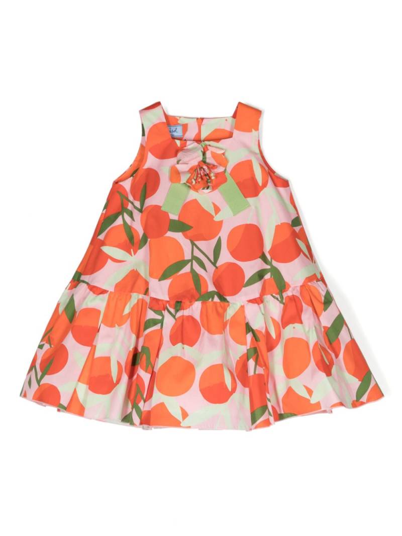 Mi Mi Sol orange-print cotton dress von Mi Mi Sol