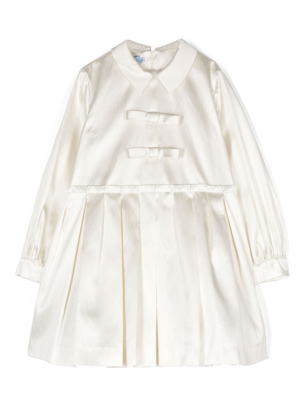 Mi Mi Sol pleated mikado dress - White von Mi Mi Sol