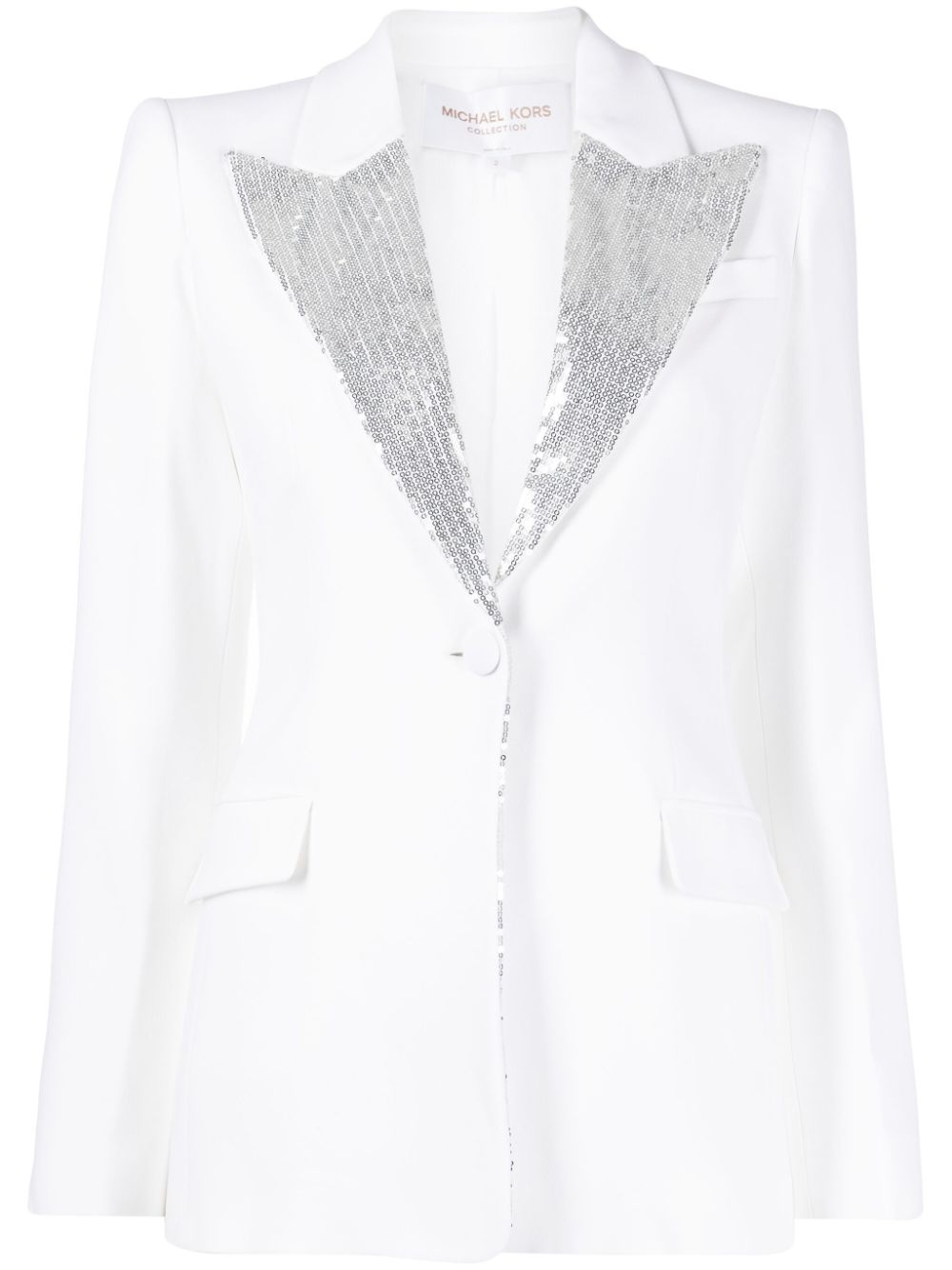 Michael Kors Collection Georgina sequin-embellished blazer - White von Michael Kors Collection