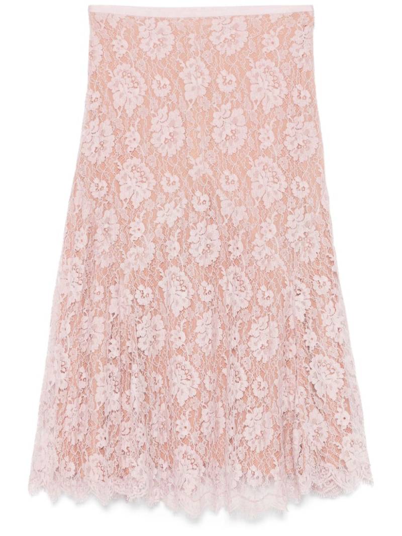 Michael Kors Collection floral-lace midi skirt - Pink von Michael Kors Collection