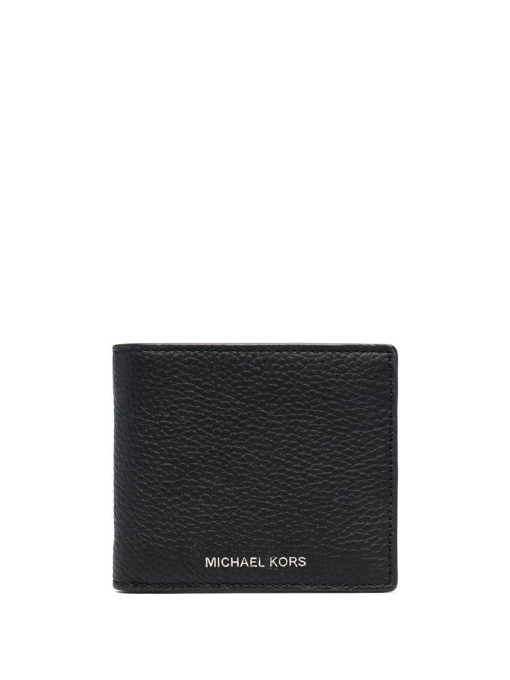 Michael Michael Kors grained-leather bi-fold wallet - Black von Michael Michael Kors