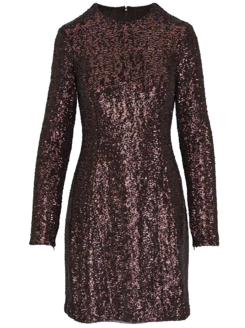 Michael Kors Collection sequin-embellished mini dress - Brown von Michael Kors Collection