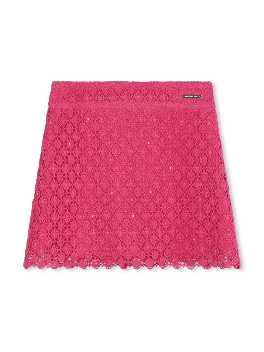 Michael Kors Kids floral-lace cotton skirt - Pink von Michael Kors Kids