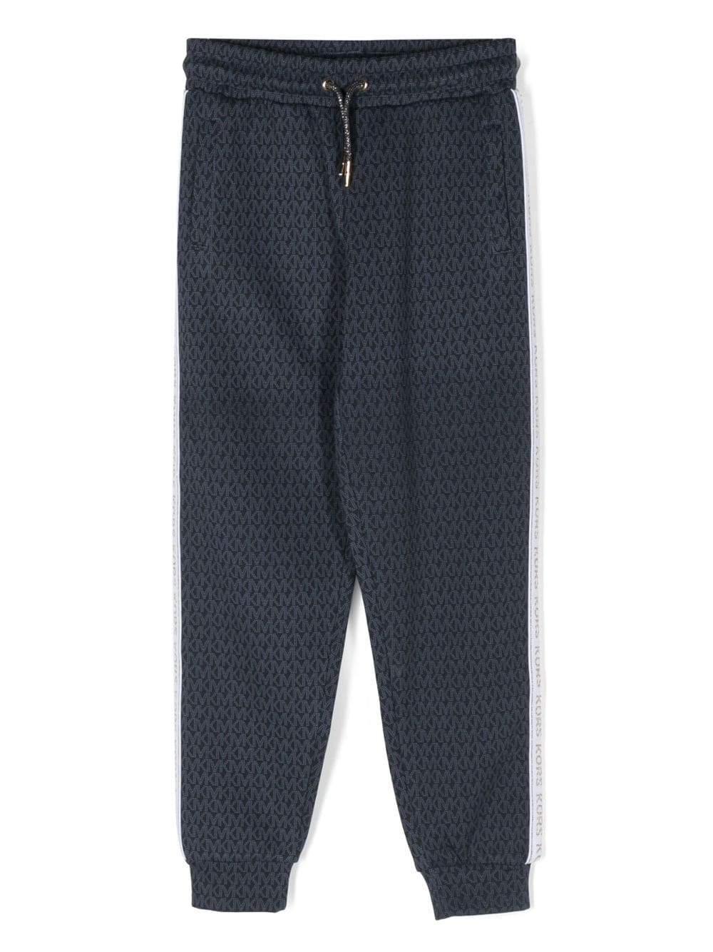 Michael Kors Kids logo-embellished side-panels jogging bottoms - Blue von Michael Kors Kids