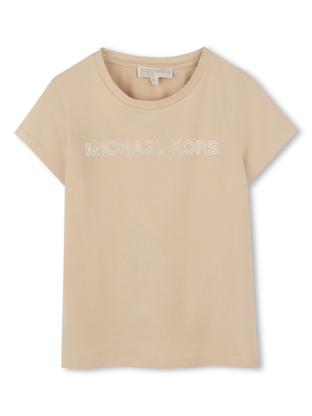 Michael Kors Kids logo-print T-shirt - Neutrals von Michael Kors Kids