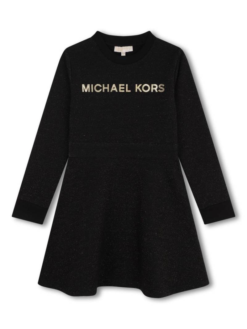 Michael Kors Kids logo-print dress - Black von Michael Kors Kids