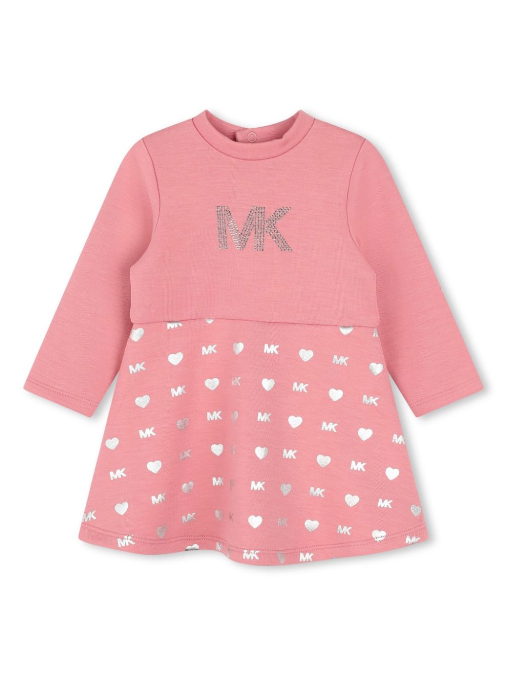 Michael Kors Kids logo-print stud-embellished dress - Pink von Michael Kors Kids