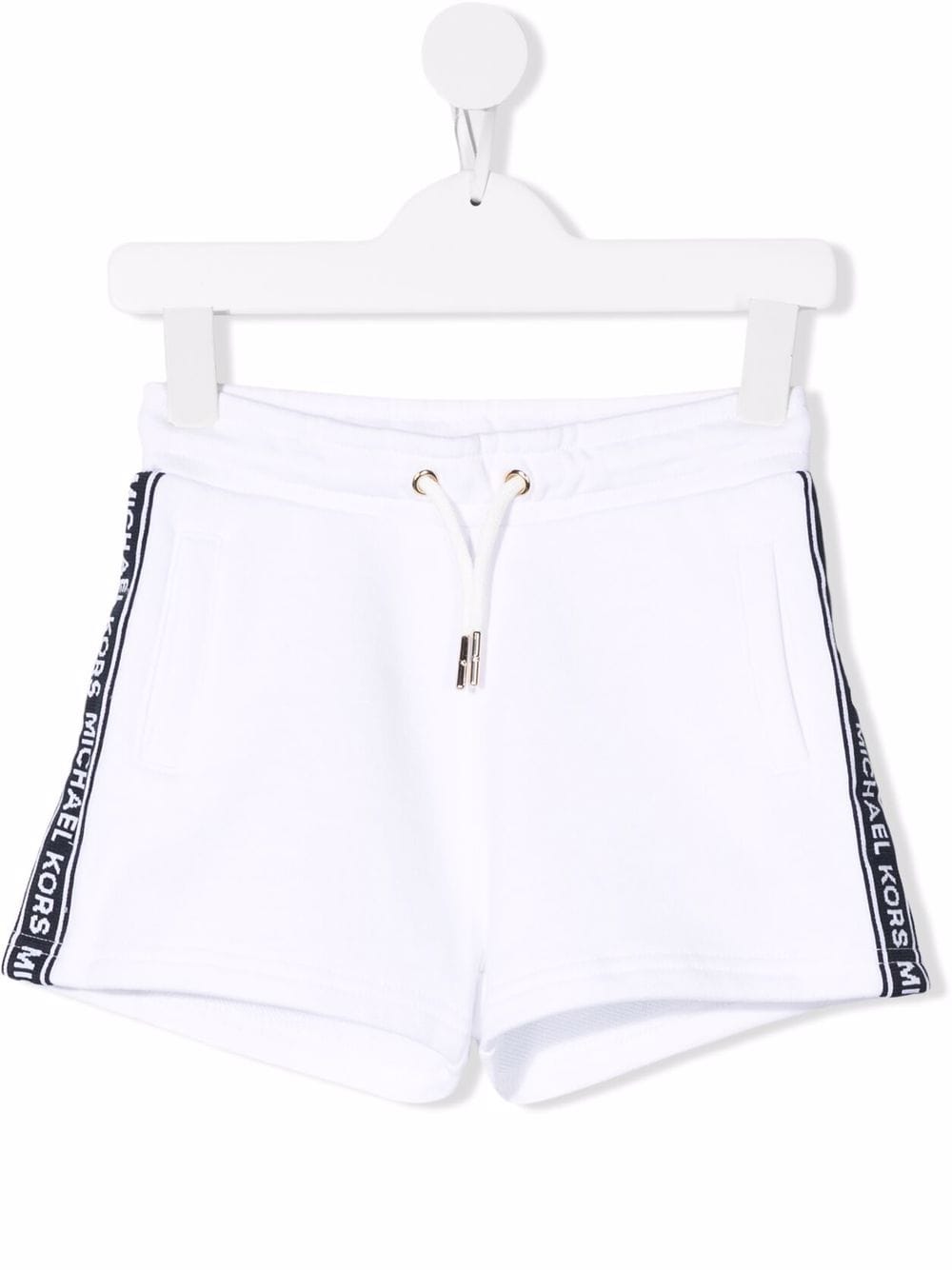 Michael Kors Kids logo stripe shorts - White von Michael Kors Kids