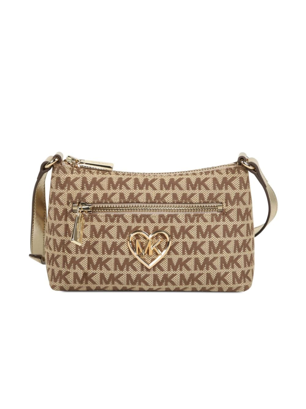 Michael Kors Kids monogram-print shoulder bag - Neutrals von Michael Kors Kids