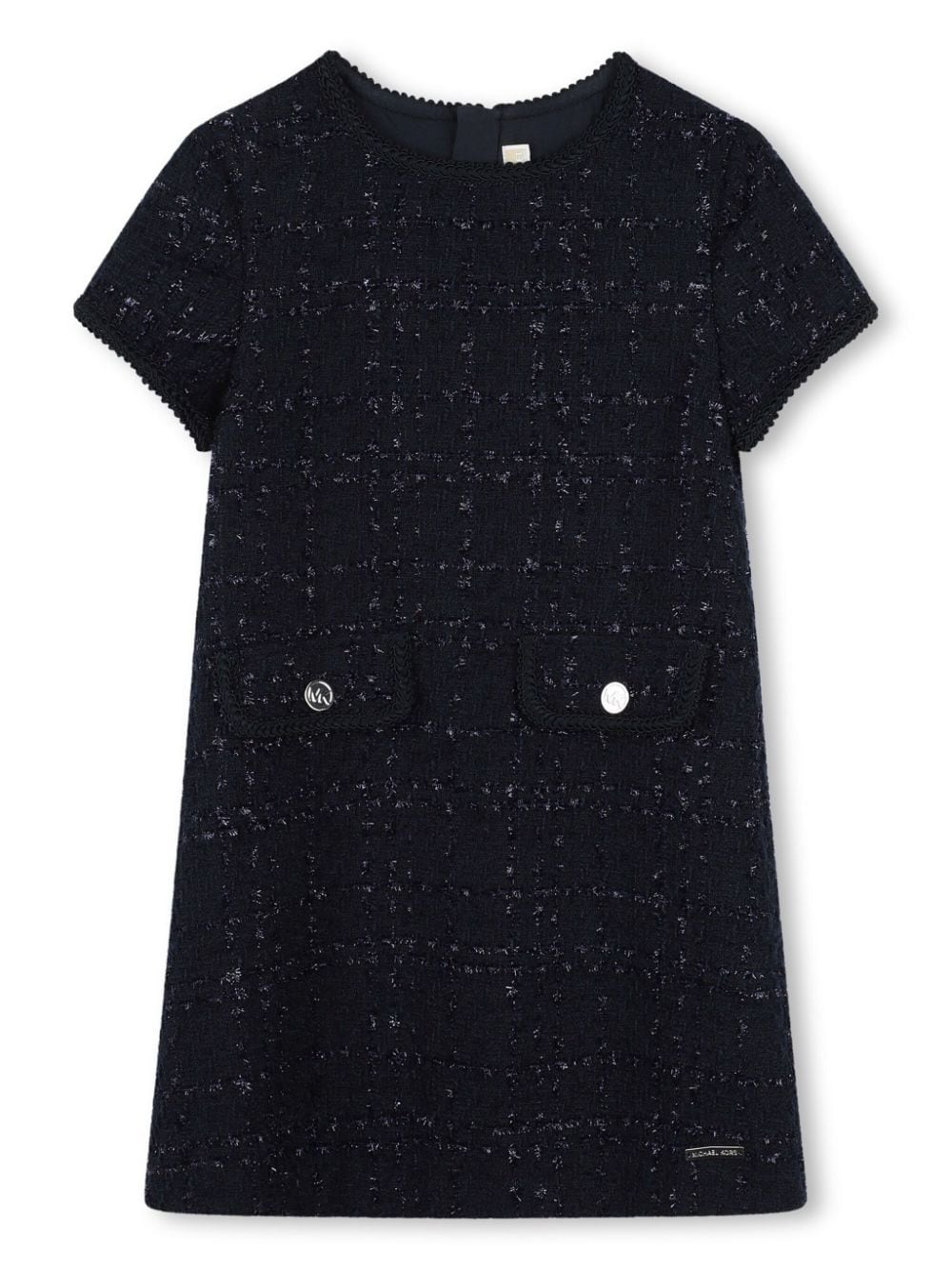 Michael Kors Kids short-sleeve tweed dress - Blue von Michael Kors Kids