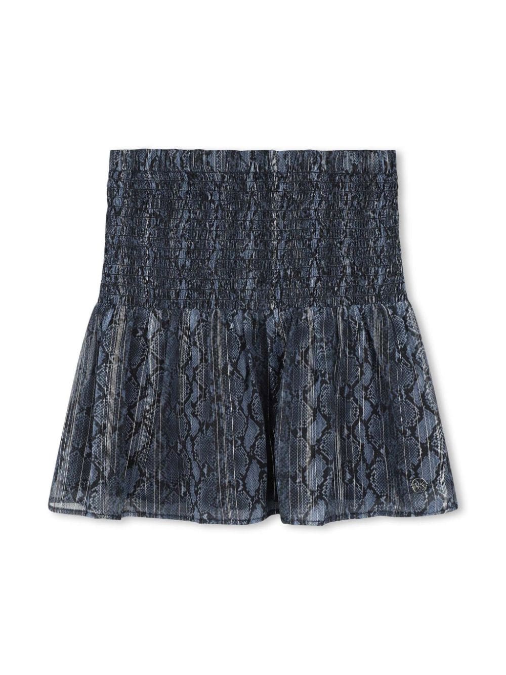 Michael Kors Kids snake-print skirt - Blue von Michael Kors Kids