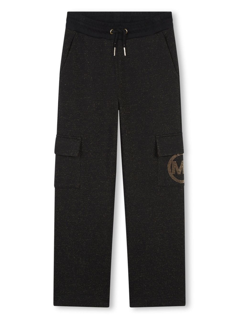 Michael Kors Kids studded-logo track pants - Black von Michael Kors Kids