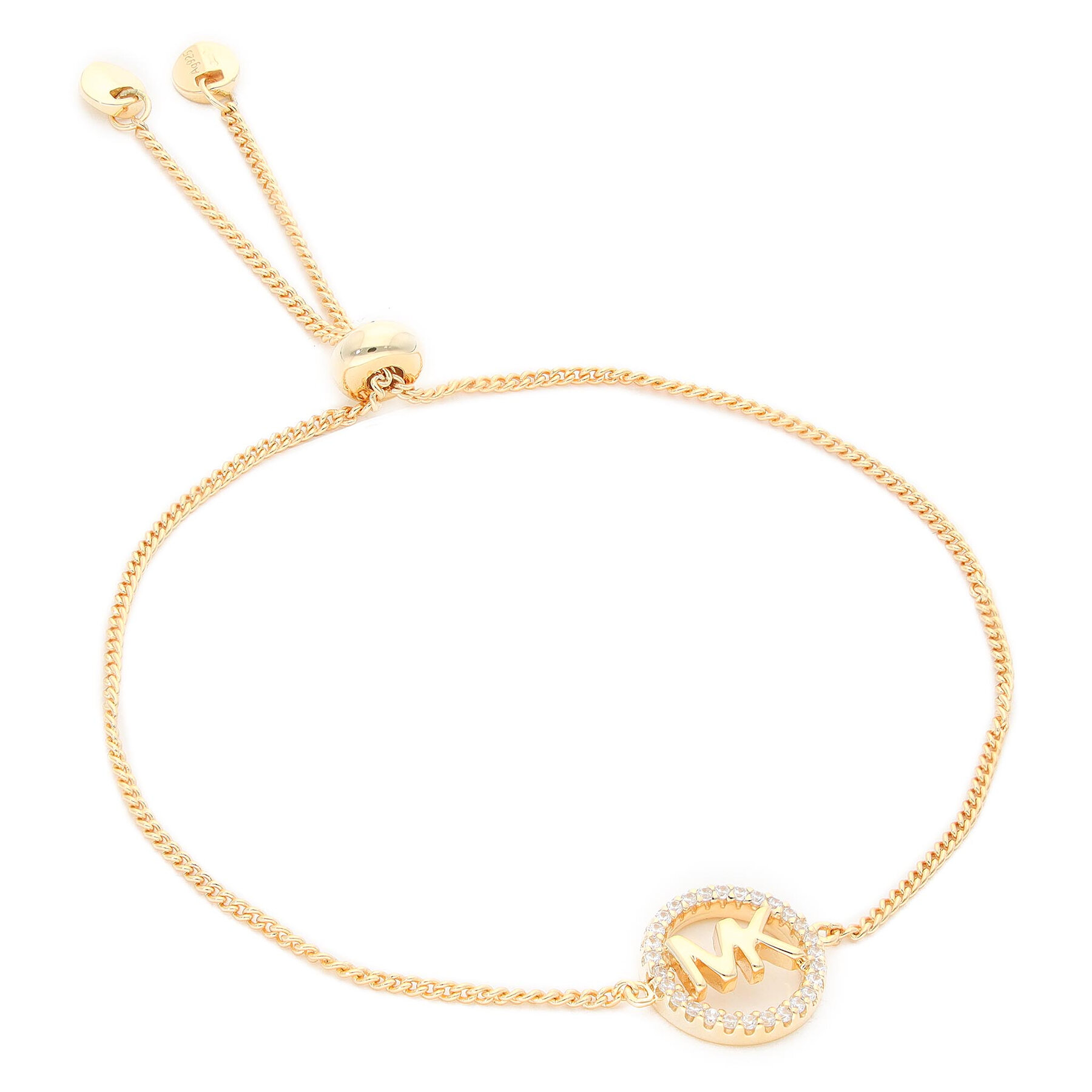 Armband Michael Kors Logo Circle Slider MKC1246AN710 Goldfarben von Michael Kors